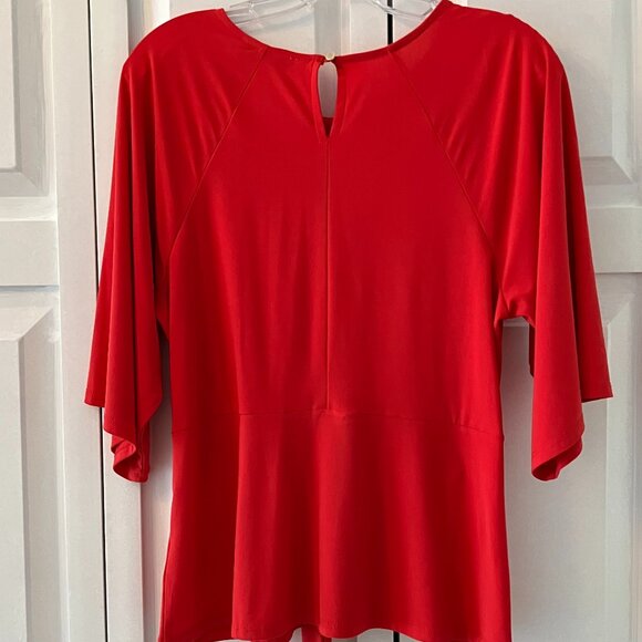 NWT Nine West Large Red Blouse. - Picture 3 of 3